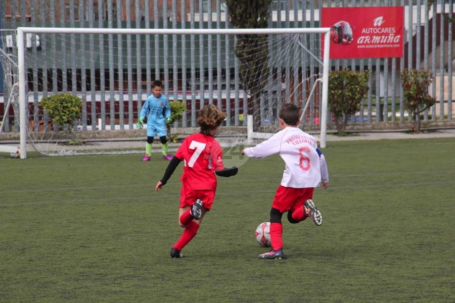 Empate del PreBenjamin C frente al lider Promesas Villoria 1-1