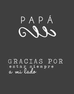 Feliz Día del Padre a todos.