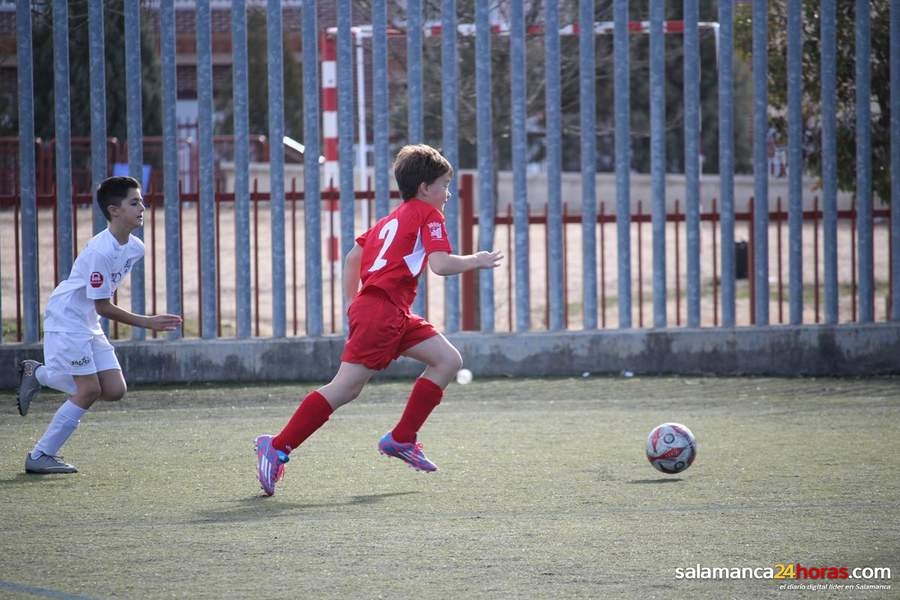 Empate del Benjamín A en casa frente al Hergar (2-2)